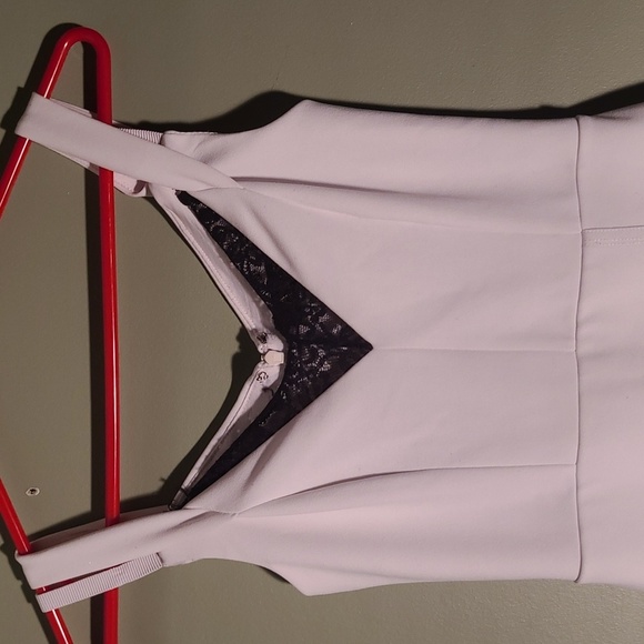 - A.B.S Collection Size 2 Bodycon Snow White Dress with Side Slit - Picture 2 of 6